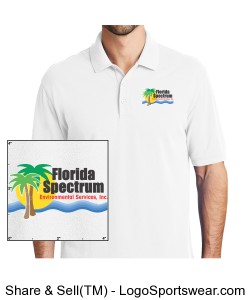 Florida-Spectrum Environmental Printed Logo Men's Polo Shirt Design Zoom